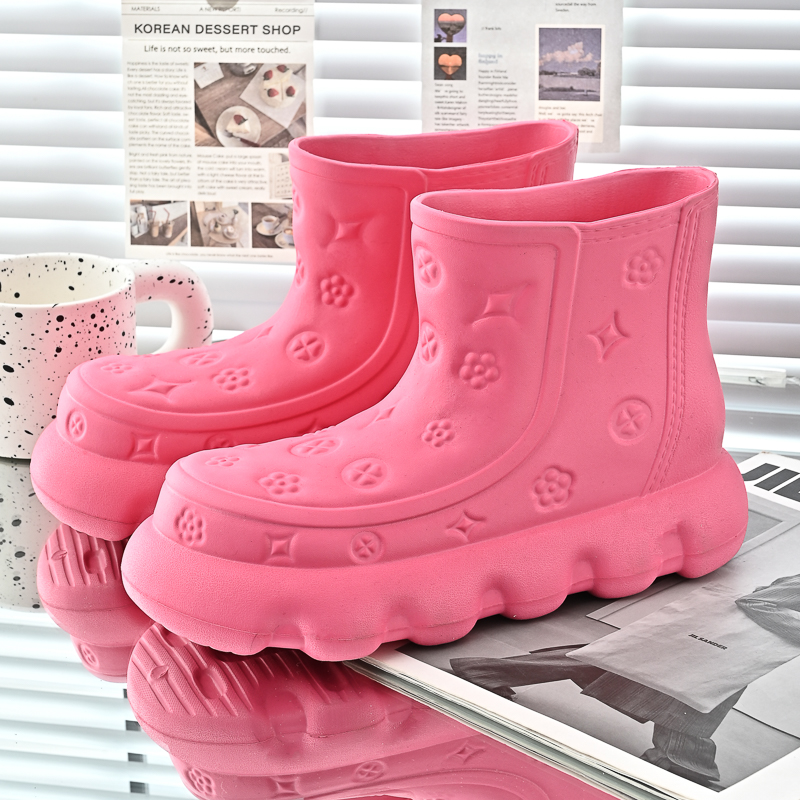 Waterproof Reusable Water Resistant Rain Boots Non Slip Washable Protection for Men Women Bag EVA colorful sandals rain slides
