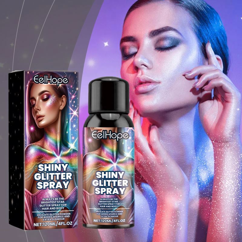 EELHOPE Shine Brightening Glitters Sustainable Body Glitter Spray