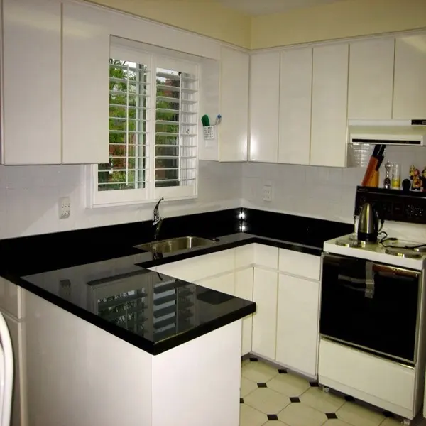 Best price absolute black granite countertops kitchen &bathroom  vanity top stone island natural stone granite
