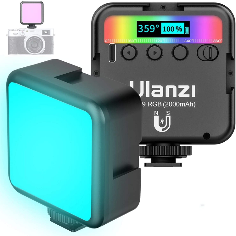 New arrival VL49 Mini RGB Color 2000mAh Rechargeable Camera Video Light Lighting for Tiktoks Photography Vlog Live