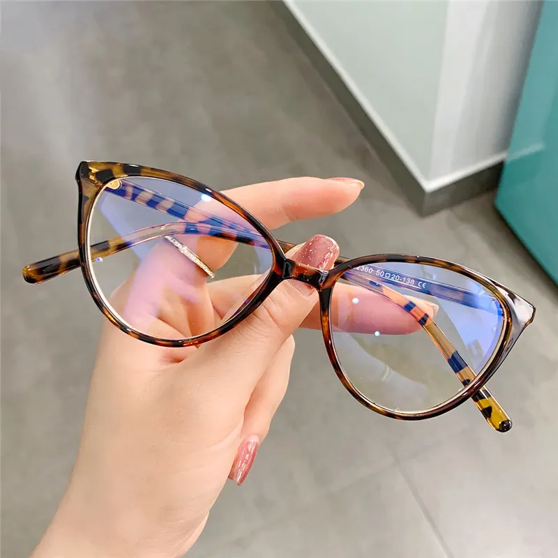 2022 new retro classic eye cat glasses women blue light blocking glasses frames wholesale lunettes fashion lentes ladies glass