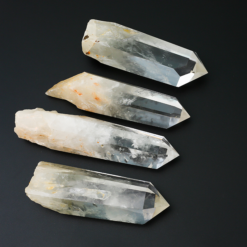 Bulk Wholesale Natural Large Raw Clear Quartz Wand Healing Rough Clear Quartz Tower Point
