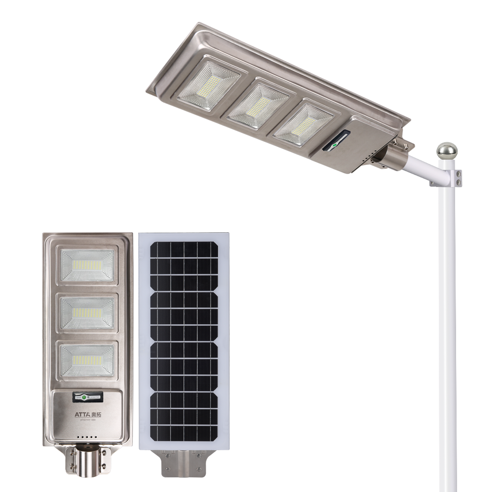 solar charging controller waterproof ip65 30w 60w 90w 120w integrated all in one led street light lampara solar inverter 150 wat