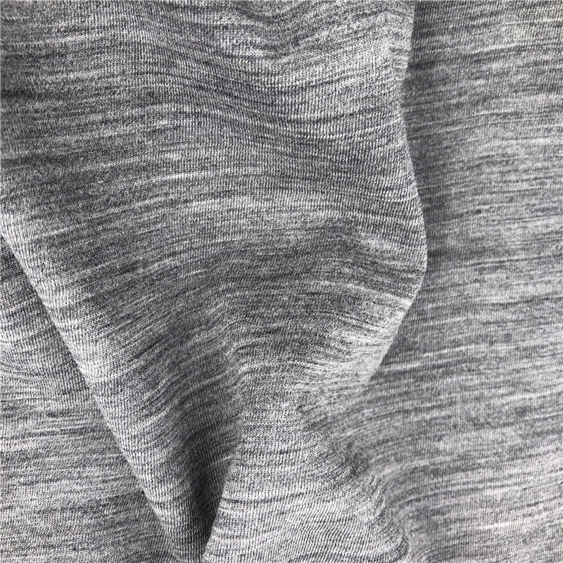48NM/1 Double Mercerized 100%Merino Wool Single Jersey Fabric Knitted Interlock French Terry Fleece Rib Towel