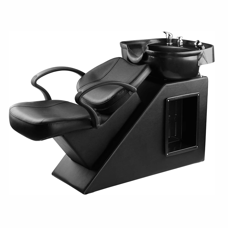 Salon Furniture Barbershop Spa Beauty Salon Classic Shampoo Barber Backwash Wash Head Black Shampoo Chair