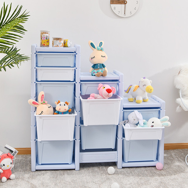 Children Bedroom Furniture Set Organizer Children Indoor Toy Plastic Kids Cabinet