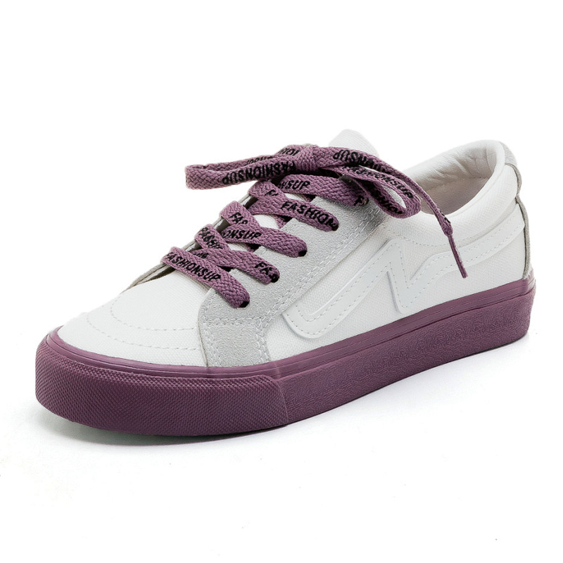 Canvas shoes women's low-cut cloth breathable flat casual white shoes