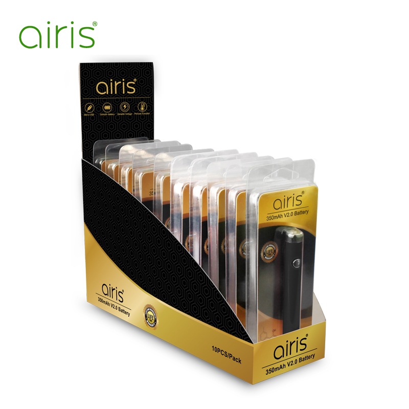 Airis Vertex 2,0 CBD батарея Быстрая доставка CBD батарея 510 thread vape pen 350 мАч