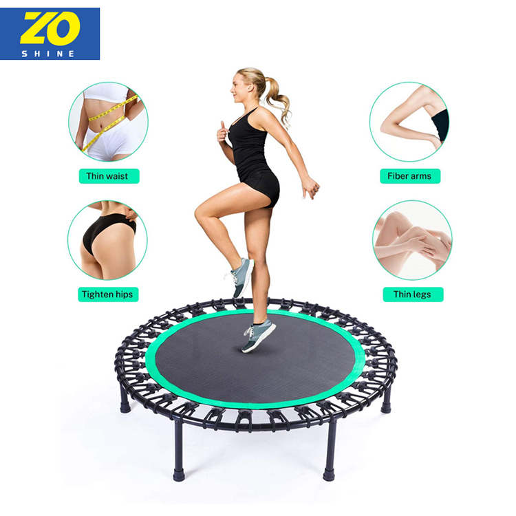 Zoshine 450 фунтов мини батут для взрослых Крытый небольшой трамплин батут тренировки для занятий фитнесом