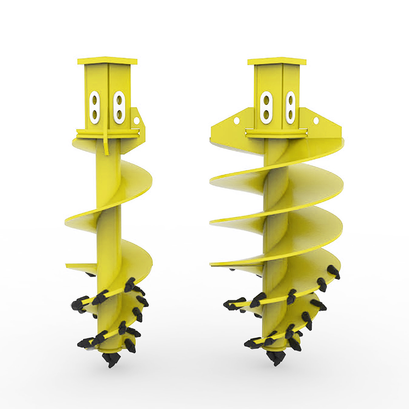 Engineering Construction Machinery Parts Bored Piling Tools Wearable Rock Auger