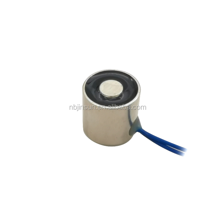 JSP-1212 12v Dc 10N 1kg force мини круглый Электромагнит маленький удерживающий Электромагнит