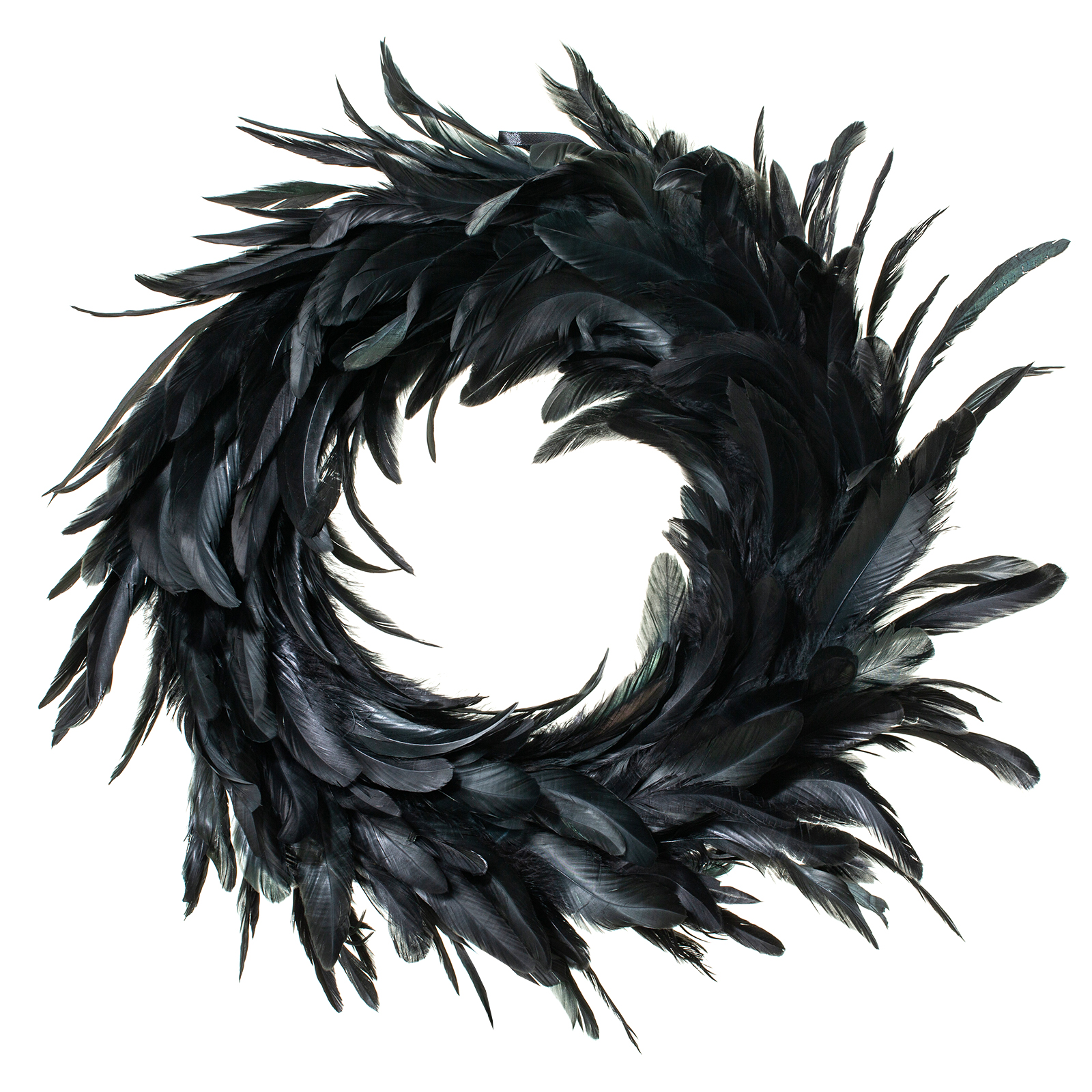 Handmade Simple Design Feather Wreathes Decoration Supplies For Christmas Or Door Wreath