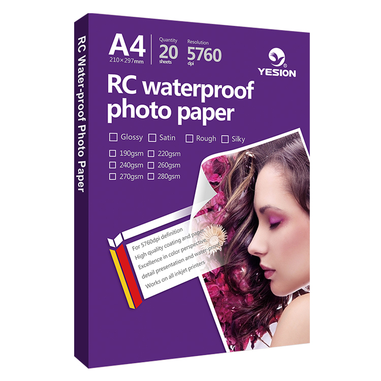 Глянцевая фотобумага Yesion 260gsm RC