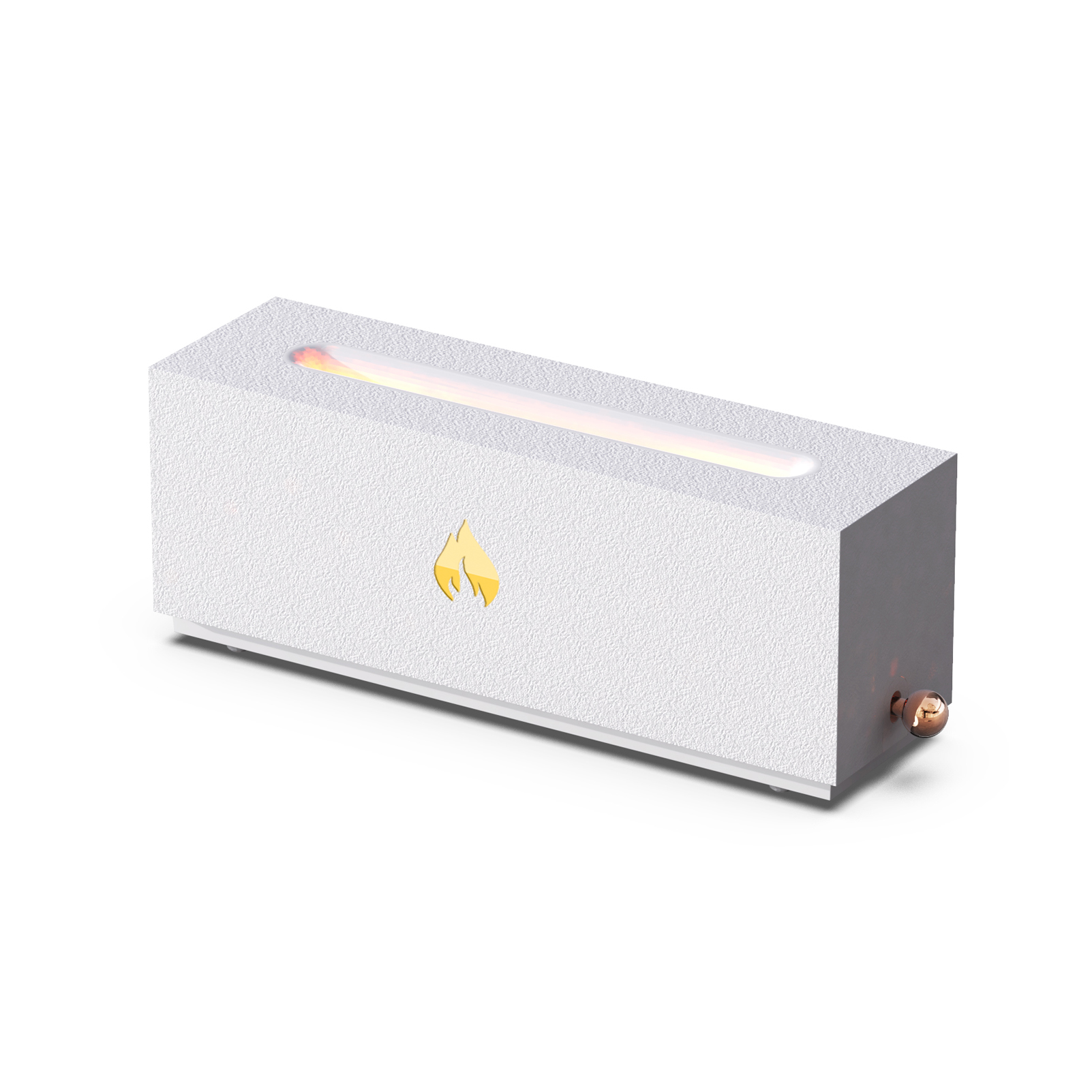 Essential Oils Aromatherapy Diffuser Portable Usb Car Diffuser Flame Aroma Diffuser with Light