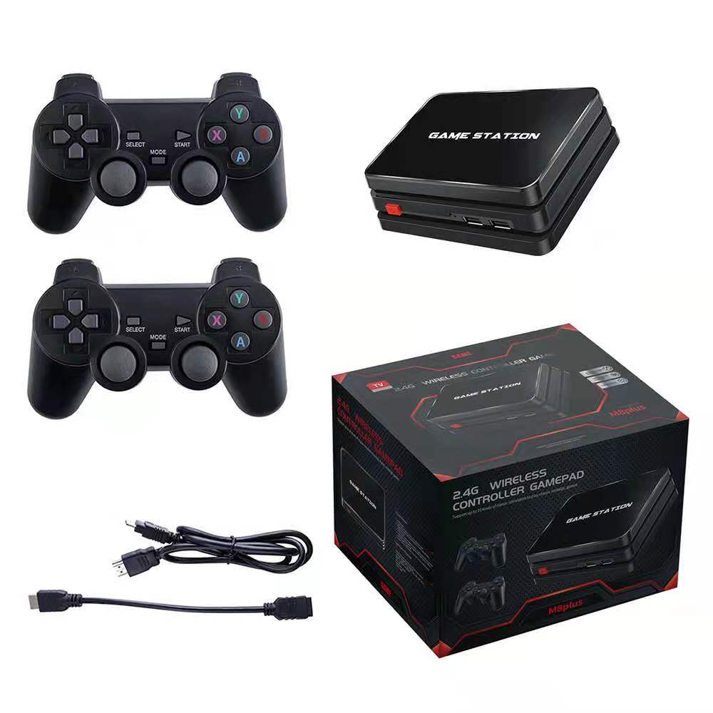 Портативные консоли 4K HD, игровая консоль с беспроводными контроллерами, Классический плеер для PS1