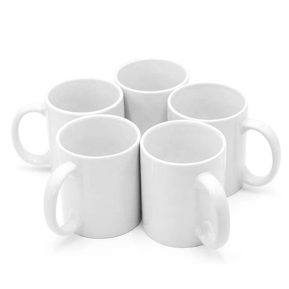 11 унций кружки субиматор белые заготовки фарфоровые чашки Tazas сублимации теплопередачи кофе керамические кружки с логотипом