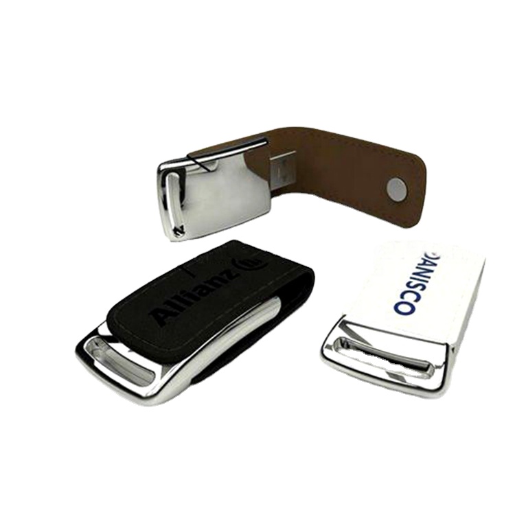 Новый современный дизайн кожаный флеш-накопитель usb 3,0