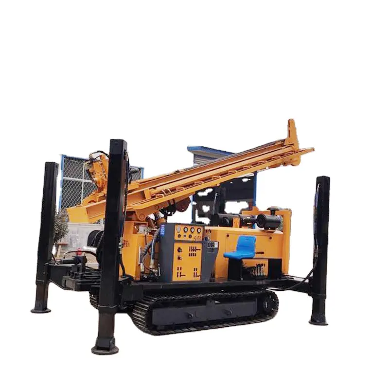 High Quality Water Well Drilling Rig Machine With Drill Rob and Drill Bit