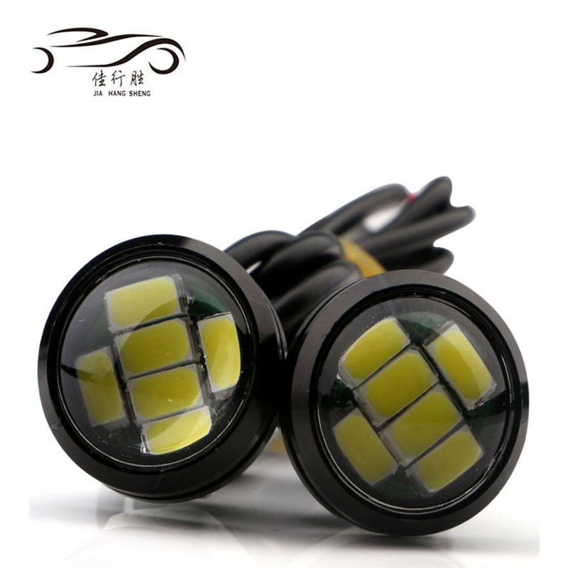 Новое поступление 6 SMD светодиодные дневные ходовые огни Eagle Eye 10 Вт 12 В 5630 Автомобильный источник света водонепроницаемый парковочный задний фонарь