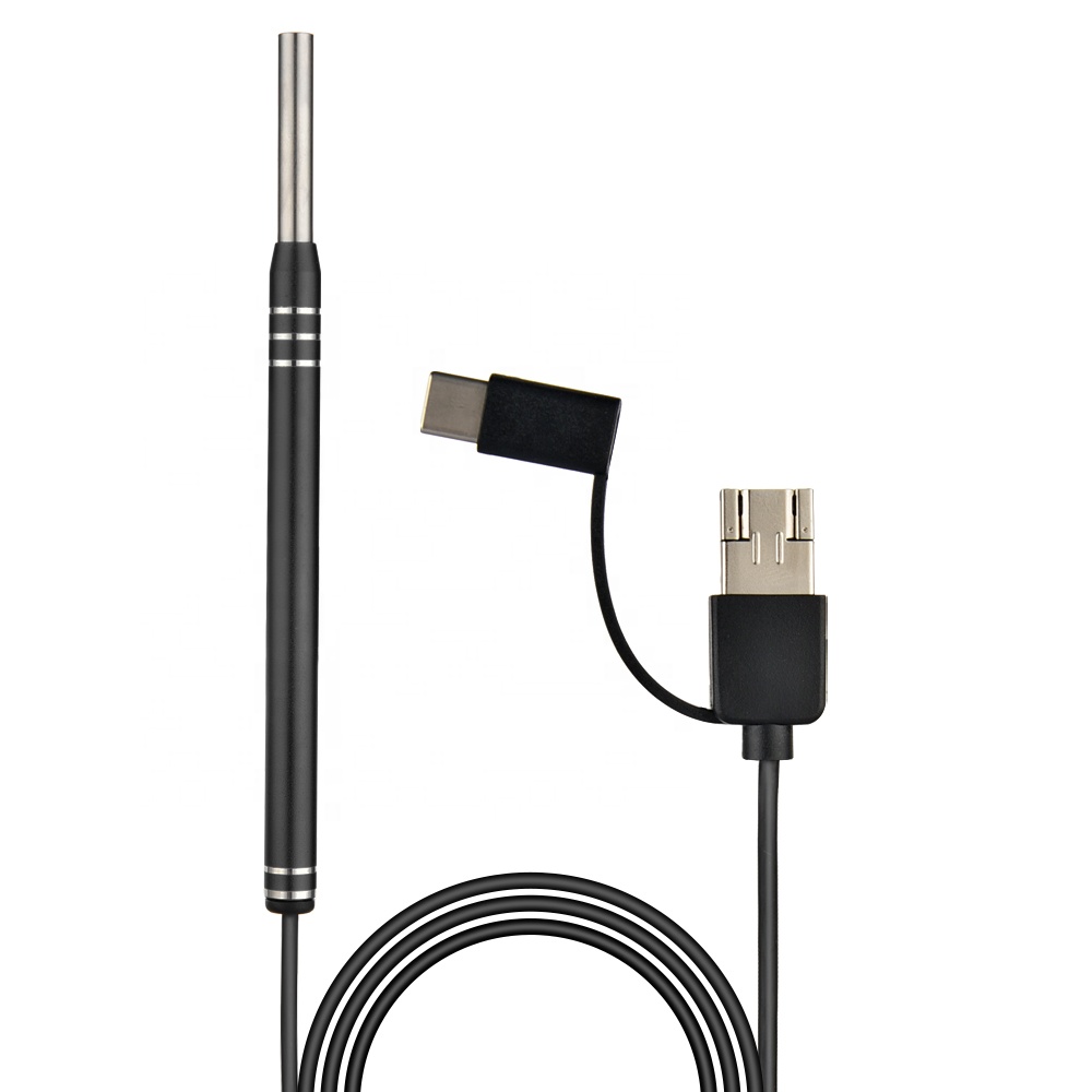 Оптовая продажа, отоскоп для ушей с Wi-Fi, USB-камера, визуальный отоскоп для ушей, набор для сбора