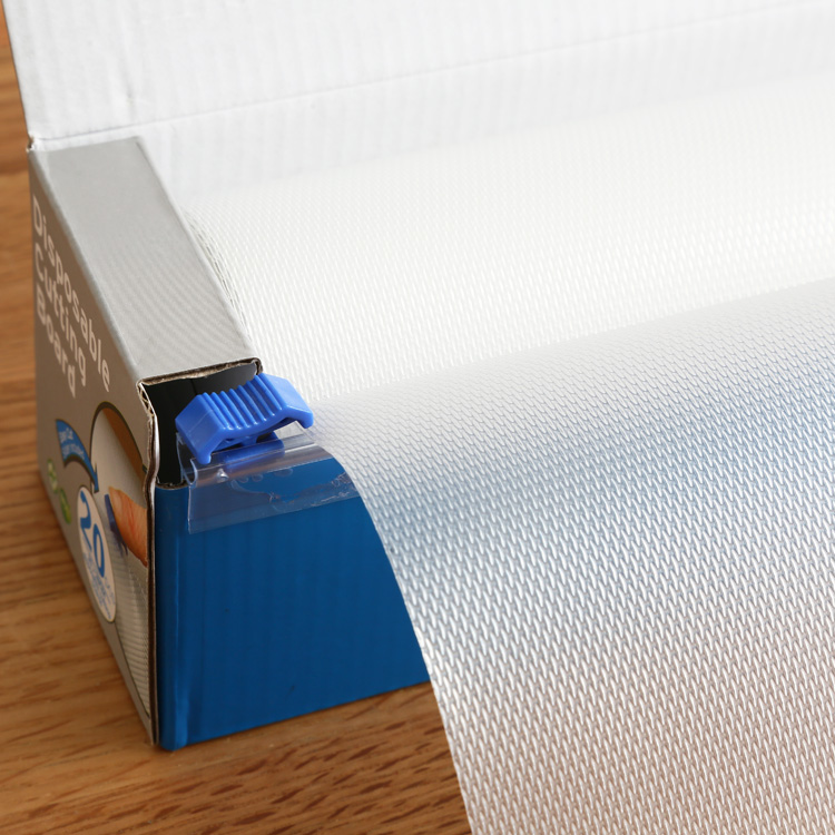 Eco Friendly Disposable Cutting Chopping Board with Sliding Cutter on roll