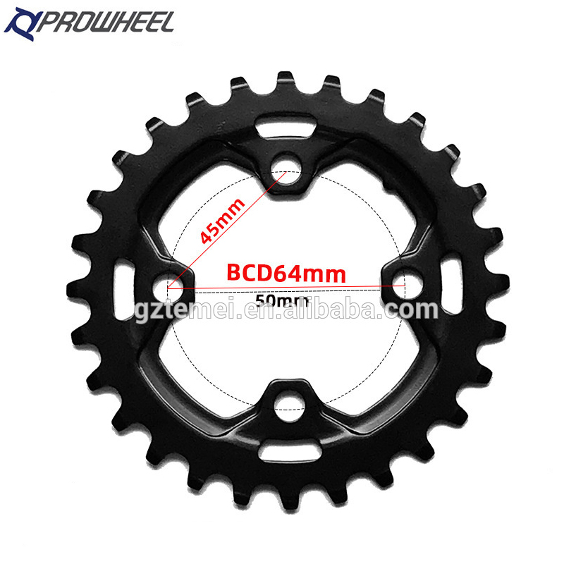 Звездочки для горного велосипеда PROWHEEL 64BCD 104BCD, двойная звездочка, колеса 26T 28T 36T 38T для горного велосипеда