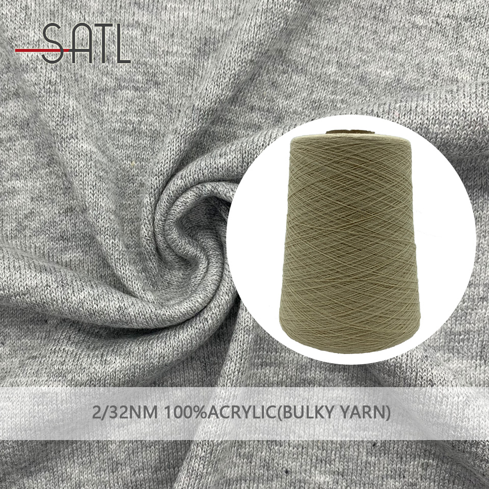 Good Selling 2/32nm 100% Acrylic Bulky Yarn  Fluffy Hand Feeling Yarn With Good Warmth