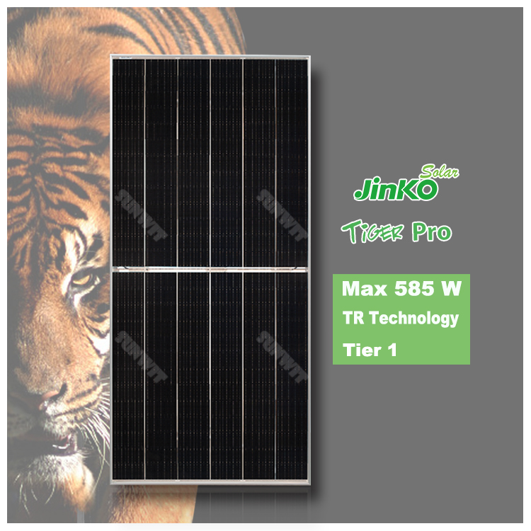 Тигра Pro Jinko 585 600 610 585W 580 W 600W 610W 78Tr двусторонние Солнечная Jinkosolar 580 W 6Rl3 панель monofacial панели Половина Cut ватт