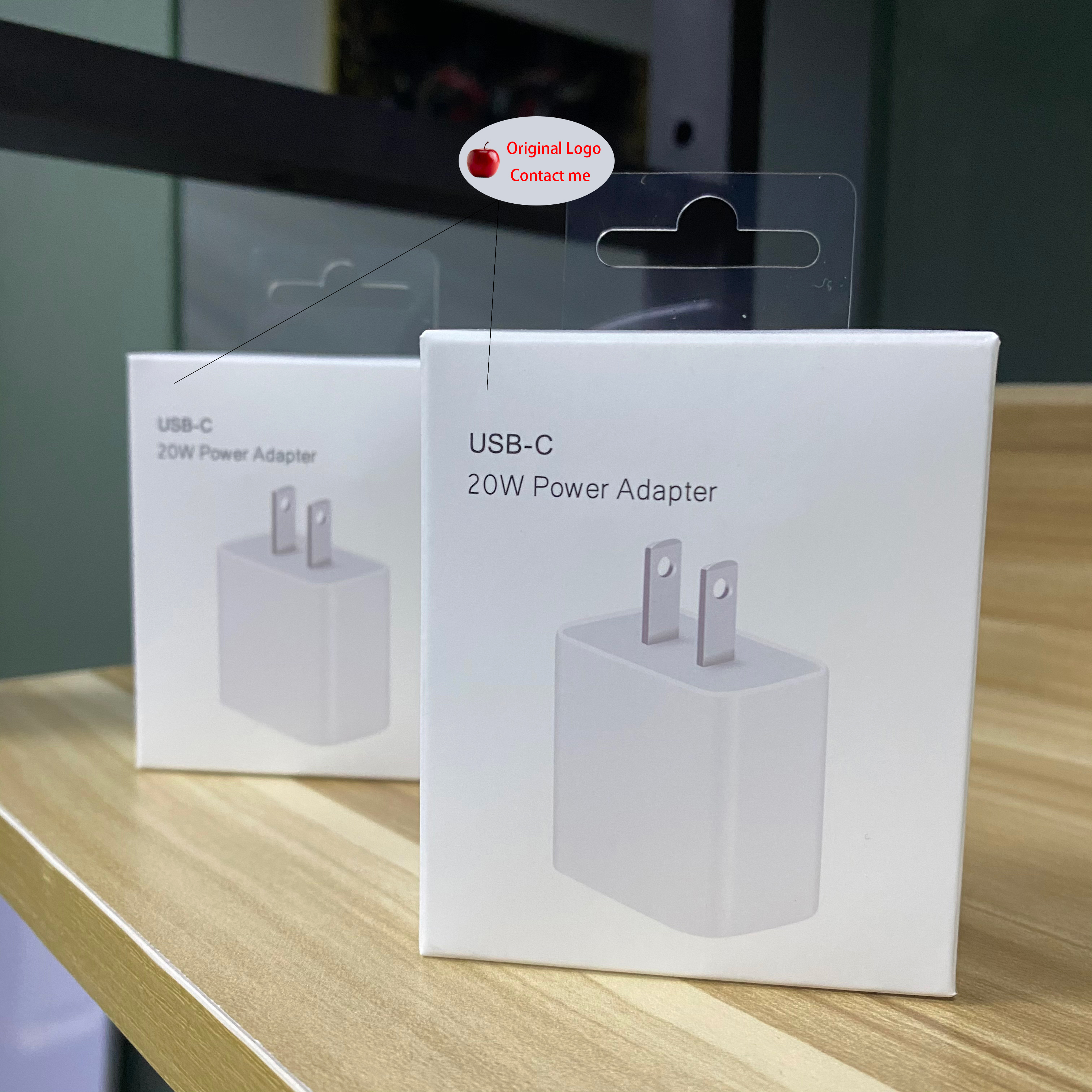 For Apple Iphone 12 Charging Original OEM Portable USB-C Type-C Quick Adapter Charger 18W 20W PD Fast Charger