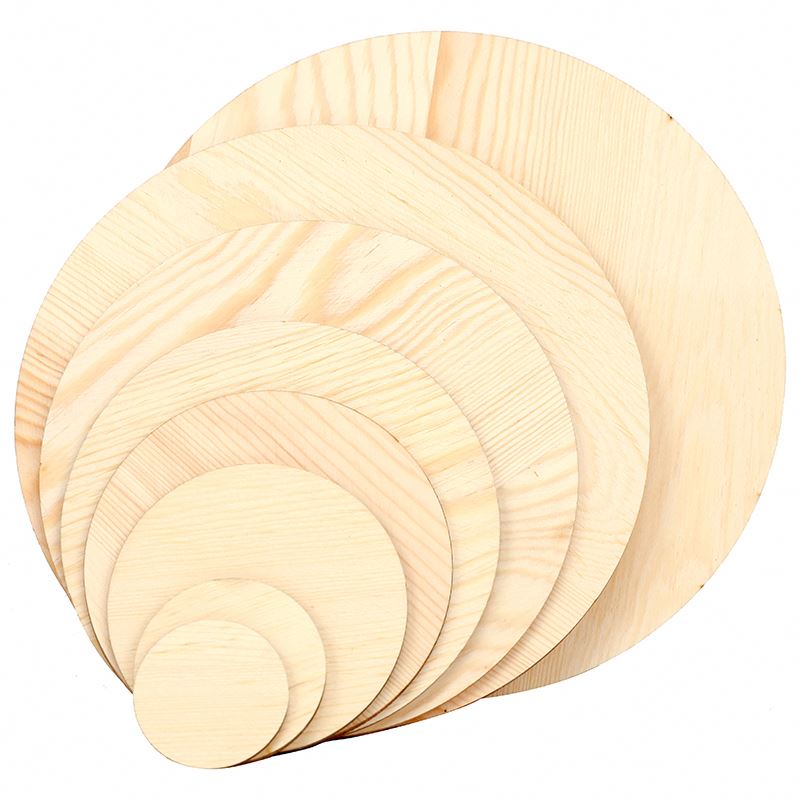 50 pcs Unfinished Round Wood Coins Natural Wood Slices for Arts & Crafts Projects Board Game Ornaments