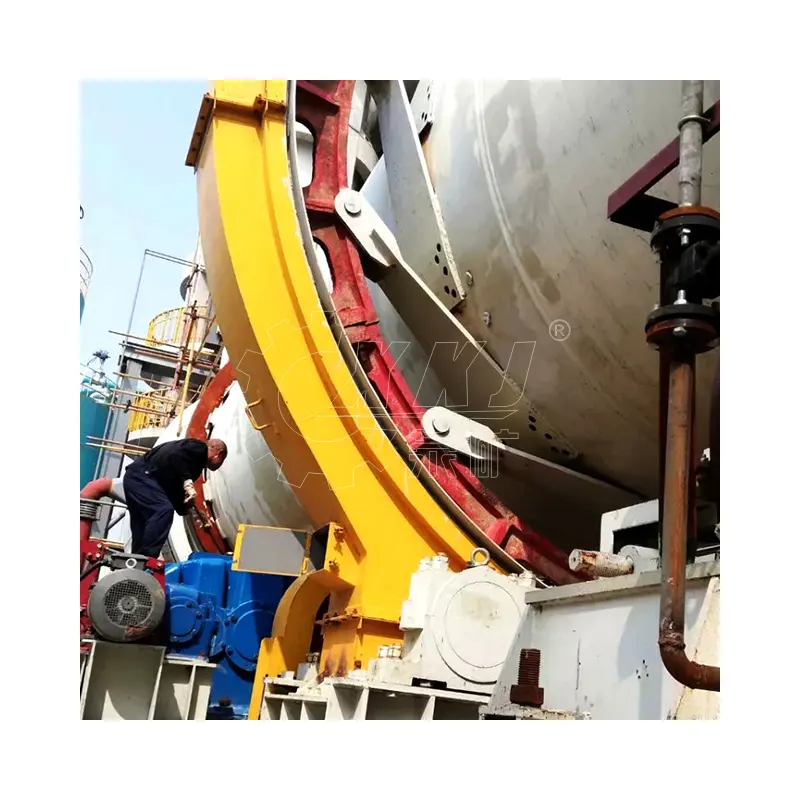 support roller cement clinker calcination rotary kiln