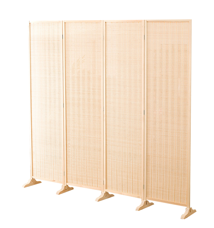 Simple bamboo curtain room in living room woven folding bamboo screen room separator