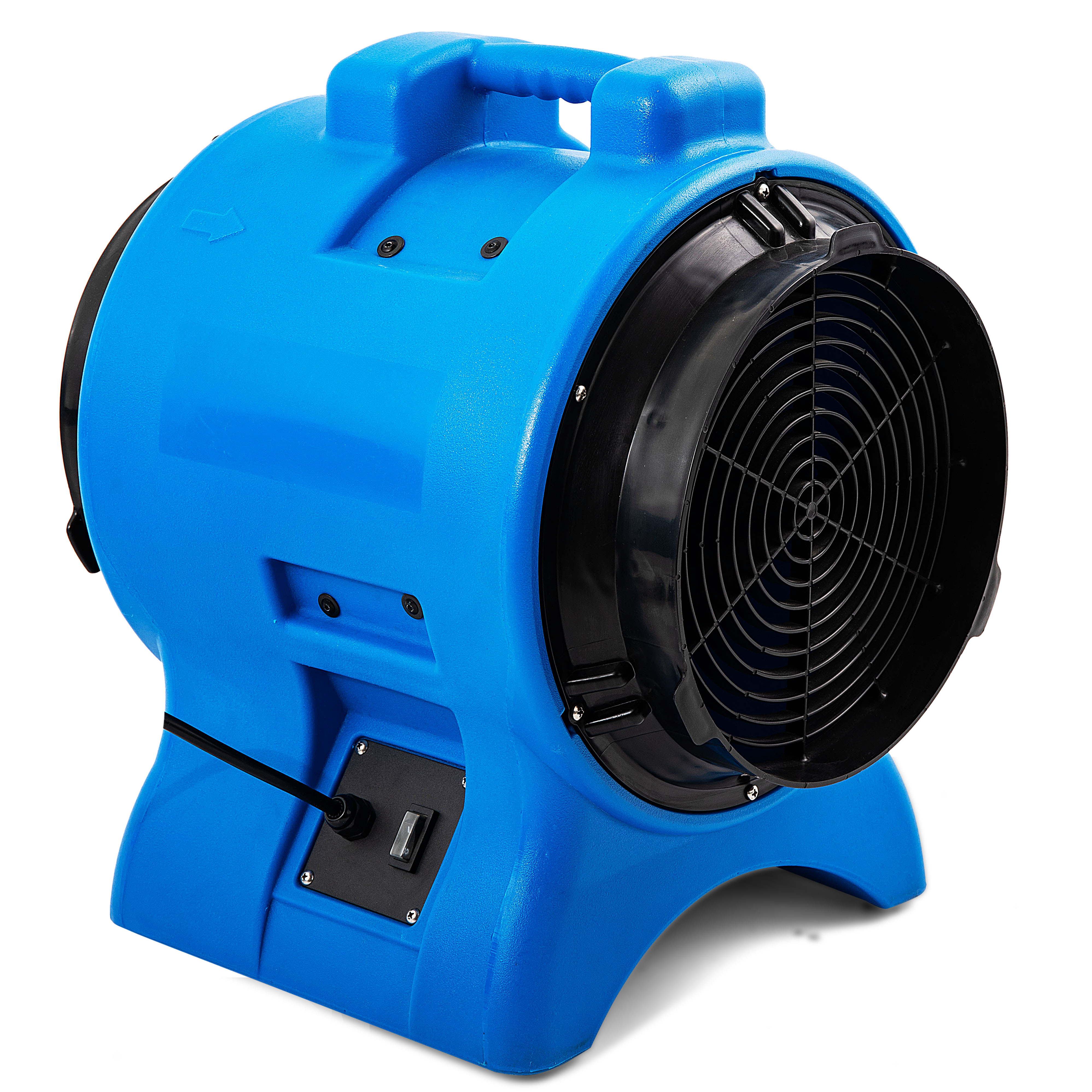 LIXING 1HP 3000CFM 12 дюймов портативный осевой вентилятор вытяжной вентилятор Рото-прессформы промышленный вентилятор
