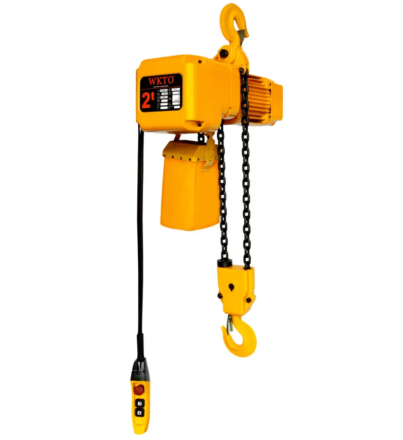 Customized Motorized 2 Ton High Speed Electric Chain Pulley Block Hoist