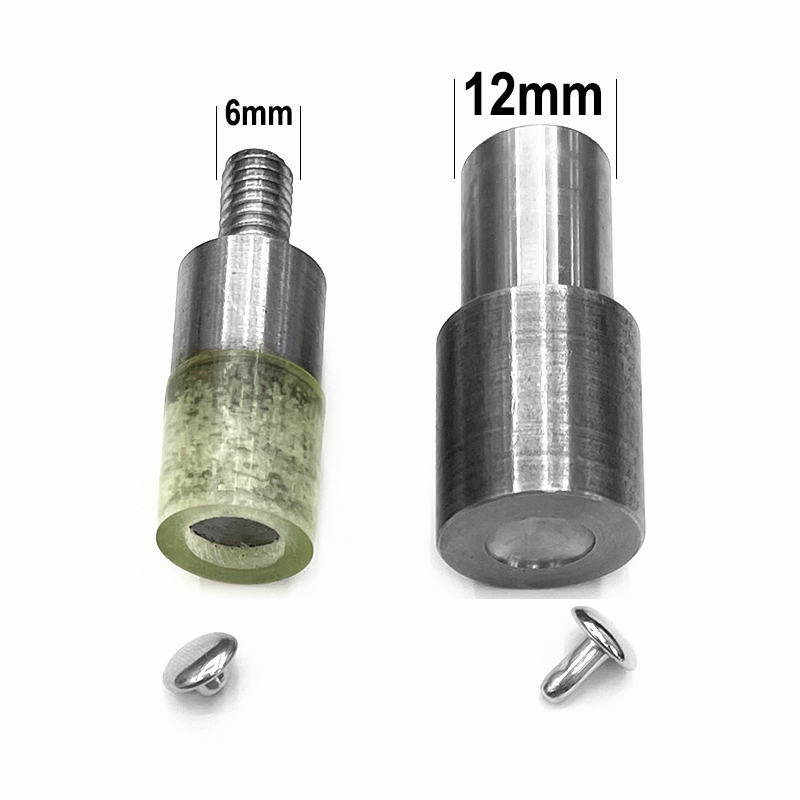 Europe Button Machine Special Mold (12mm+M6) Double-Sided Rivet Installation Tools Nail Buckle Sewing Snap-Fastener Machine Die