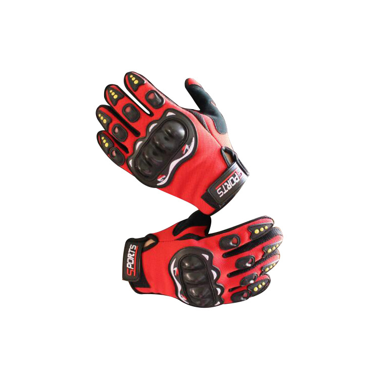Refers to cross-country summer riding motorcycle half-finger long-finger riding gloves hard shell hand guard non-slip motorcycle