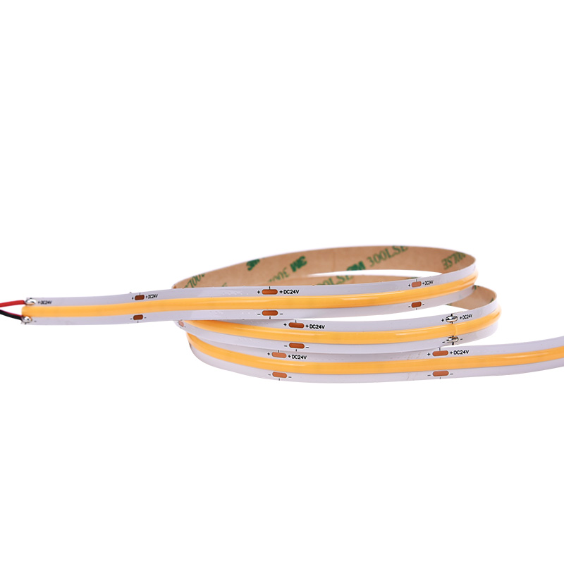 Защита глаз 480led CRI90, гибкая светодиодная лента, без подсветки, COB, водонепроницаемая, 24 В