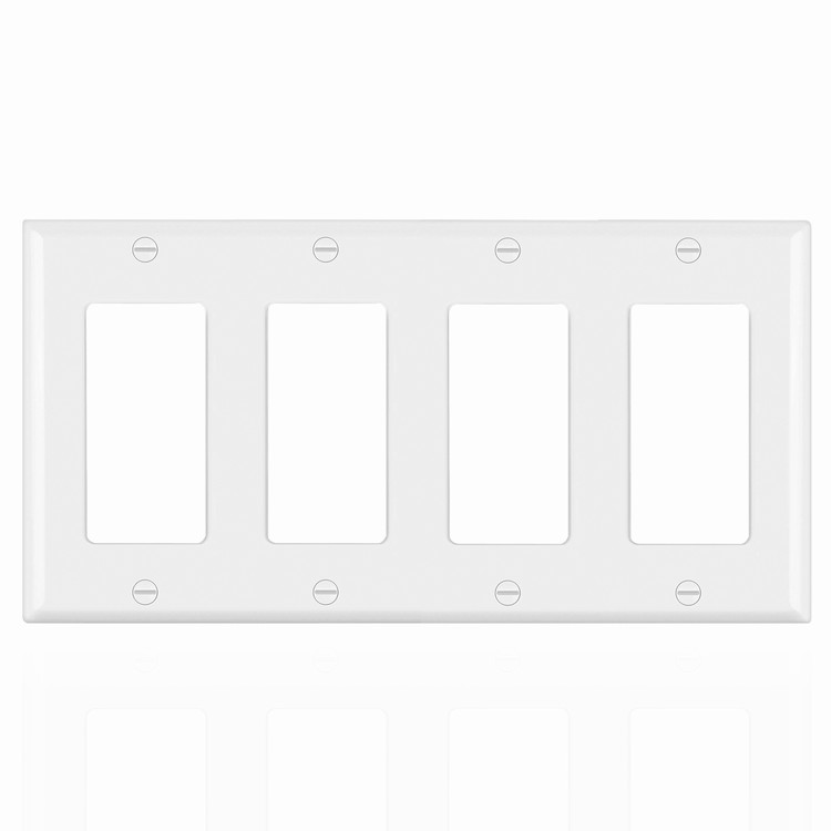 BS18014 4 gang decora розетка wallplate ul/cul перечисленные Настенные переключатели под заказ
