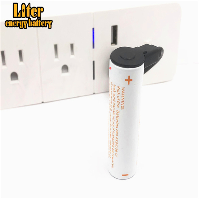 18500 usb 1800mAh usb 3,7 v перезаряжаемый литий-ионный аккумулятор для камеры