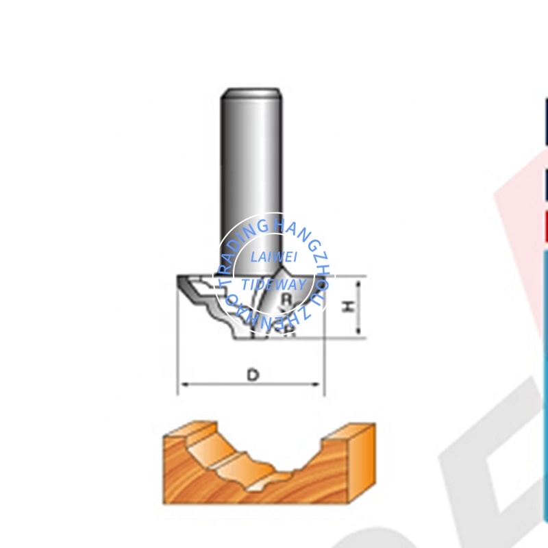 router bit ZLC0403 tideway bevel carving bit Woodworking tools router bit box hydraulic tools crimping other hand tools