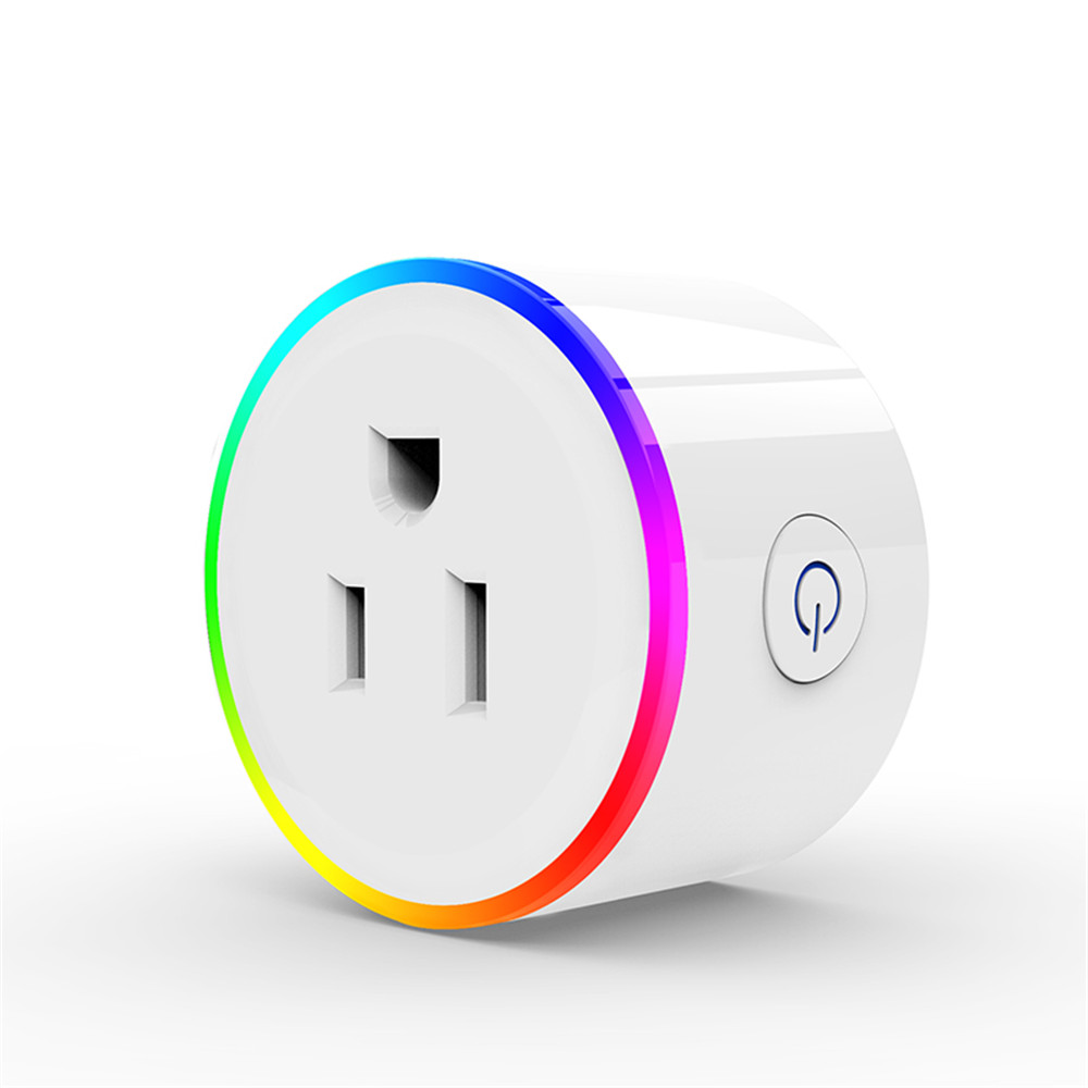 Смарт-вилки RGB с Wi-Fi, работающий с приложением Alexa и Google Home, дистанционное управление, США, 2019