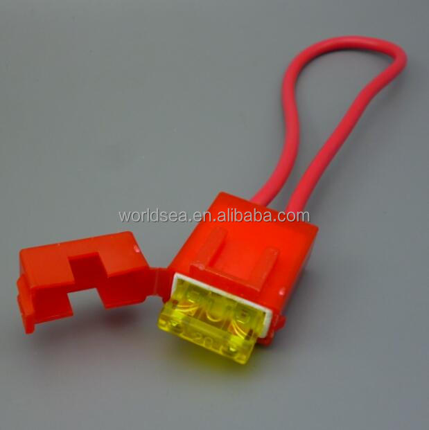 12V Ceramic Auto Fuse Holder And Car Fuse Socket For Mid Fuse 1A2A3A5A7.5A10A15A20A25A30A35A40A