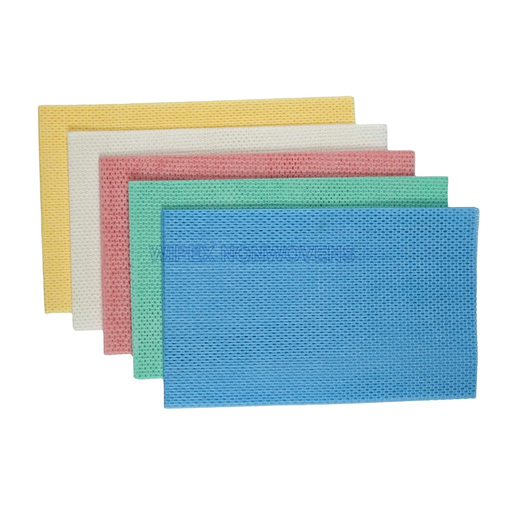 WIPEX- Disposable Spunlace Nonwoven 24*50cm 38gsm Cloth Rags for Wiping