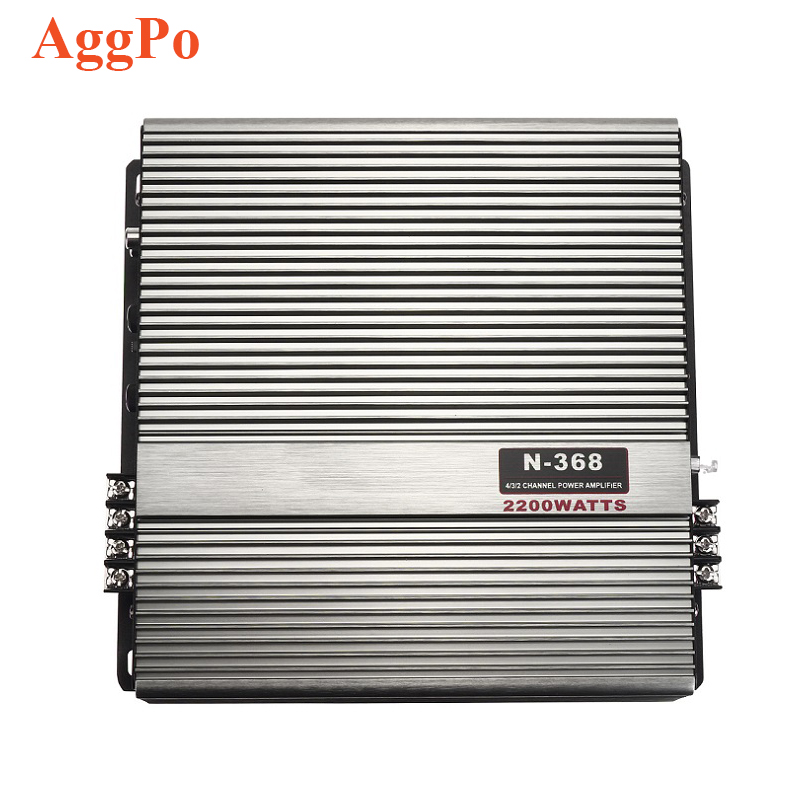 12V 2200W автомобильный аудио стерео усилитель мощности 2 канальный автомобильный сабвуфер усилитель защита от короткого замыкания Защита от 2 Way аудио усилитель