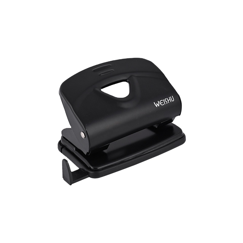 20 sheets metal 2 paper hole punch 8cm stainless steel center black manual round custom shaped two hole punch
