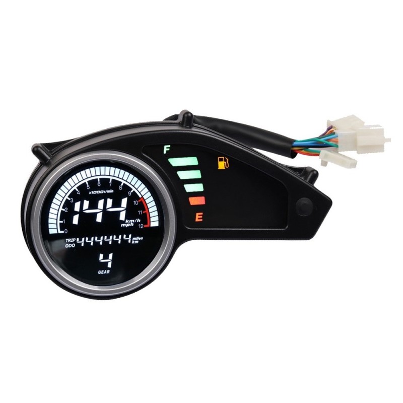 Motorcycle Speedometer LED Digital Odometer For Honda Offroad XR150 XR-150L XL150 CG150 GY200 Motorbike Tachometer Meter Gauge