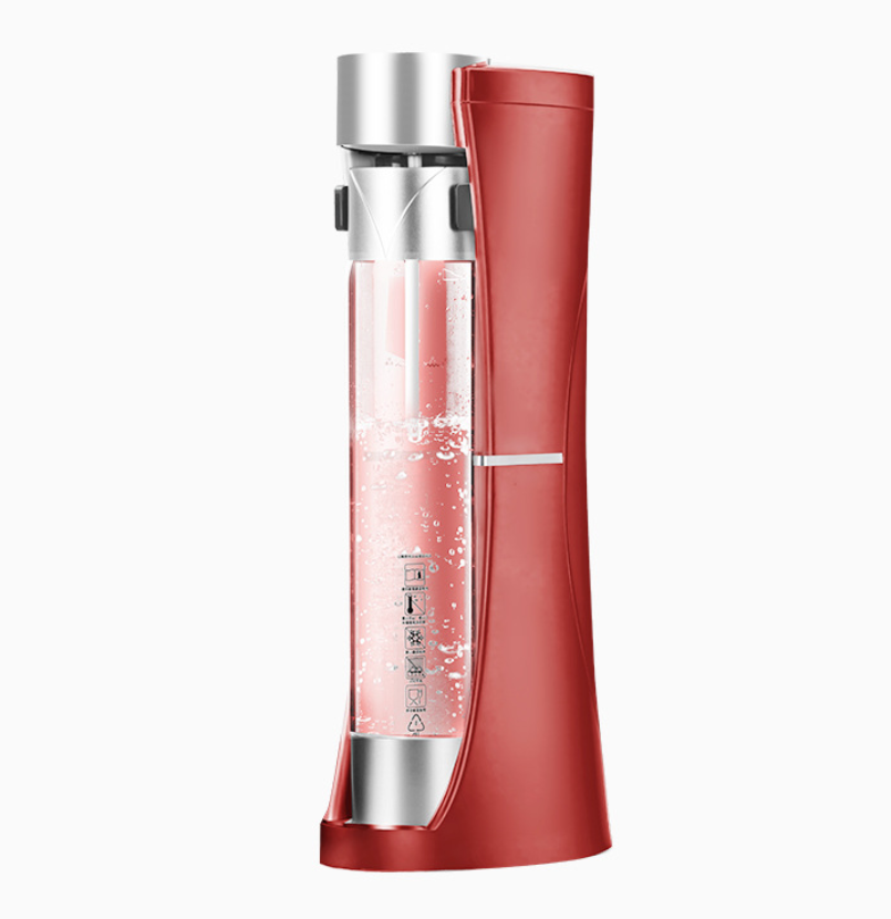 Portable soda water carbon dioxide bubble machine