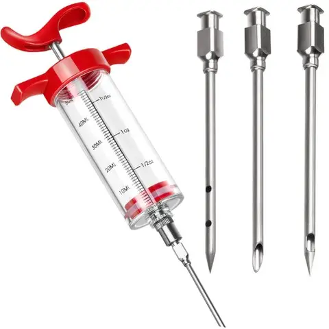 High Pressure  Marinade Injector Brine Syringe Meat  Machine