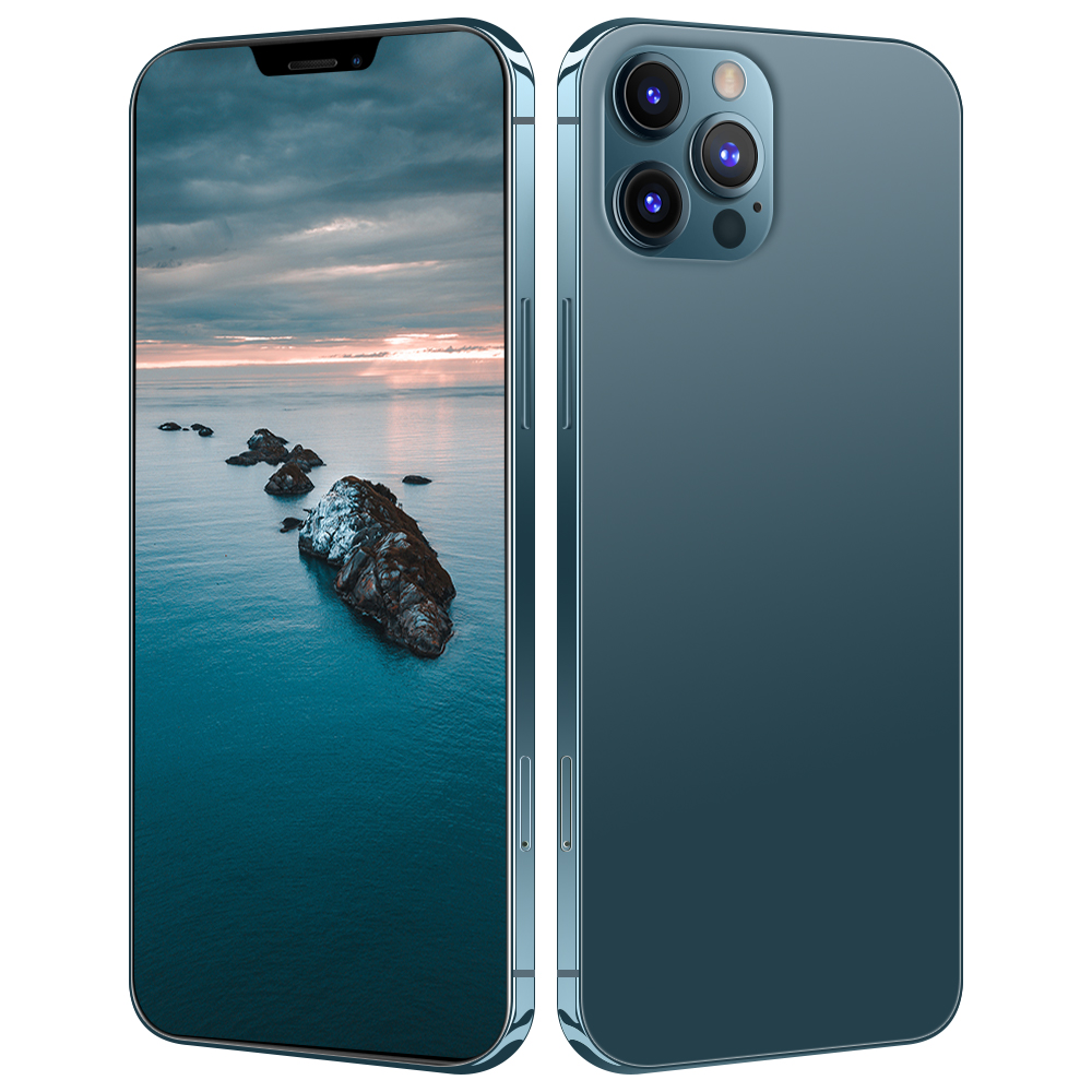 Новый i12 pro max 6,7 дюймов 5800 мач двойная sim-карта, двойной режим ожидания смарт-телефонов 5g смартфонов