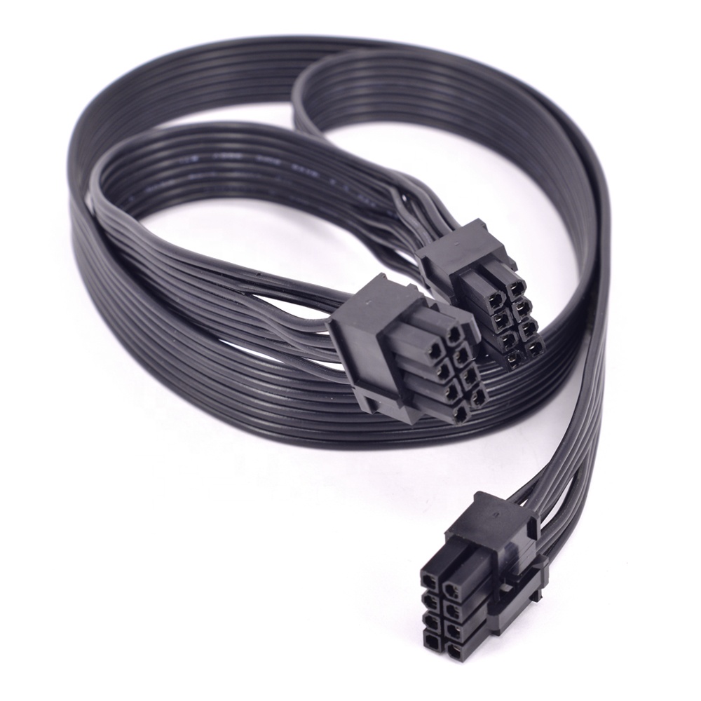 PCI express 8pin двойной 6 + 2Pin кабель питания PCIe 8 Pin отклонения в размерах на 1-2 сплитер graphicscable для Corsair RM1000 RM850 RM750 RM650